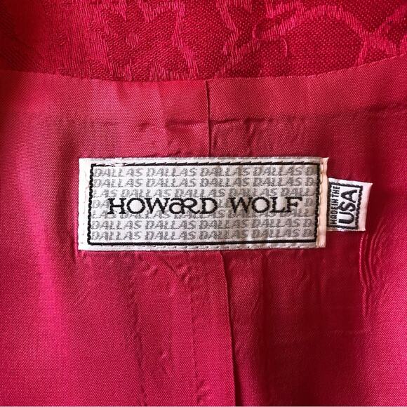 Vintage 1960’s Timeless Howard Wolf Pink Red Two Piece Jacket And Skirt Suit - Picture 8 of 15